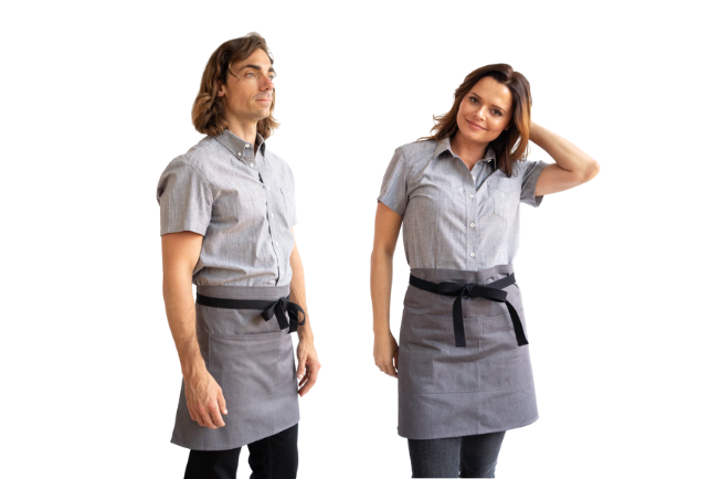 Wholesale Plus Size Waitress Uniform In Different Colors And Designs 