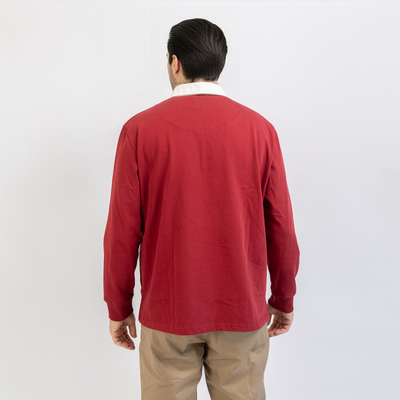 Burgundy Rugby Shirt w/ Graduate Logo
