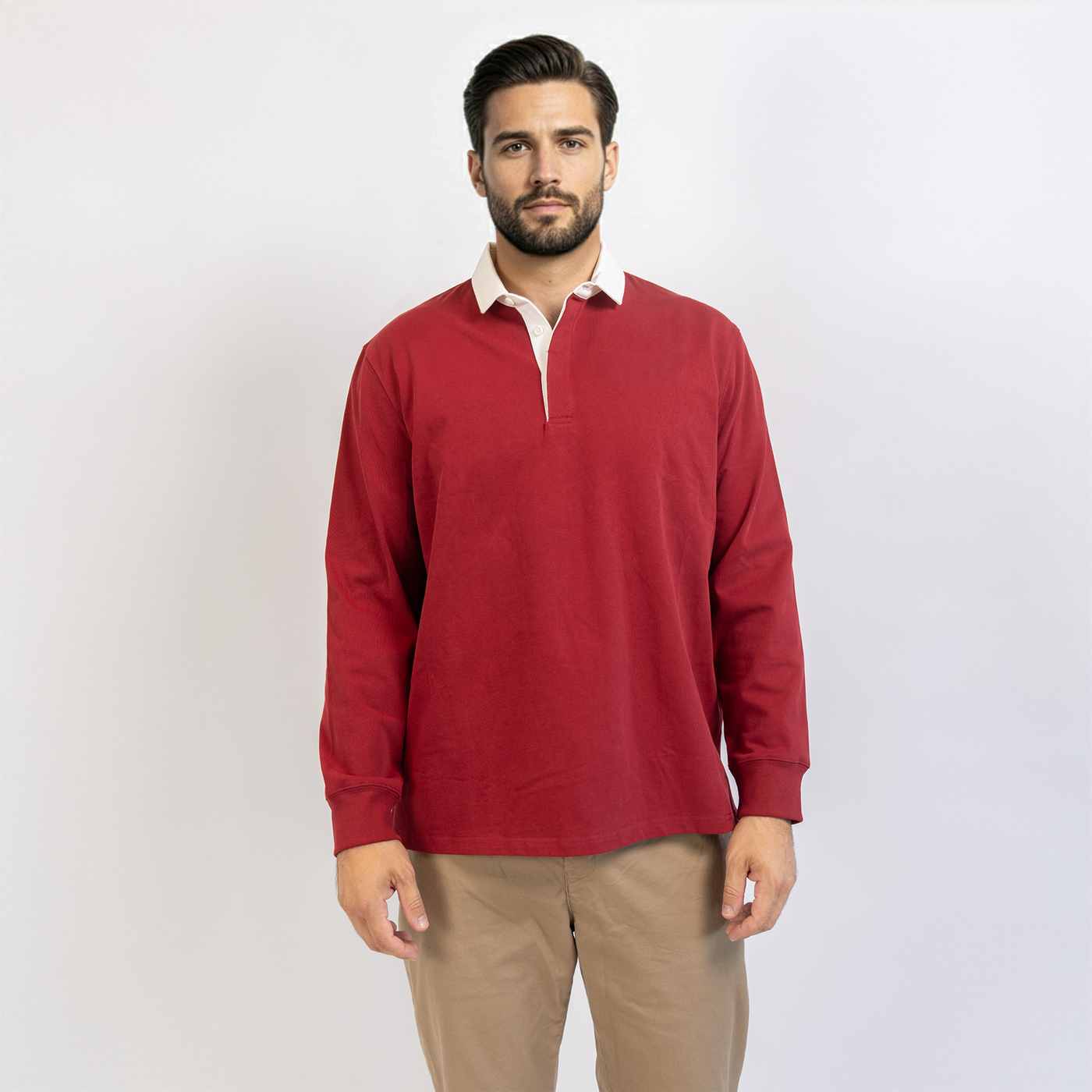 Burgundy Rugby Shirt