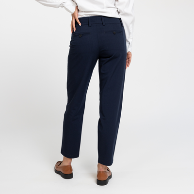 Women's Navy Stretch Trouser