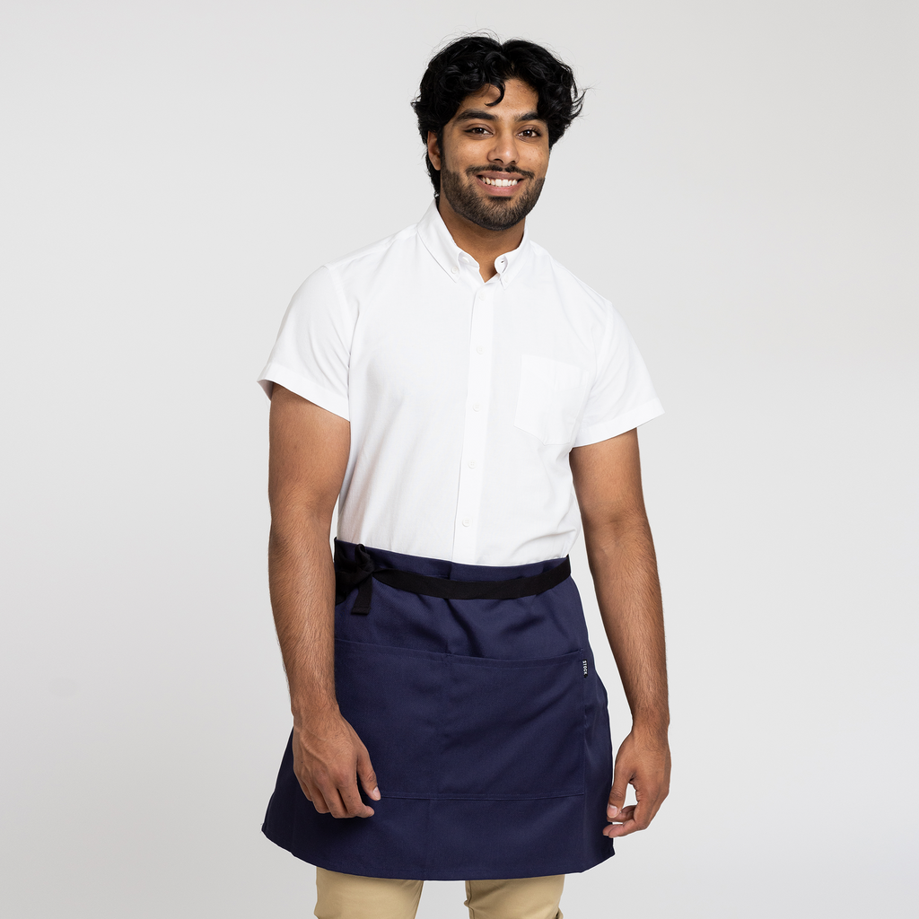 Navy Twill Waist Apron - Made in USA – Stock Mfg.