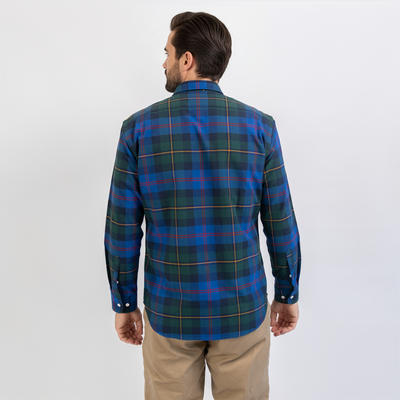 Men's Ivy League Plaid Oxford