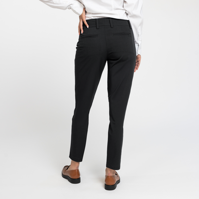 Women's Black Slim Tech Trouser