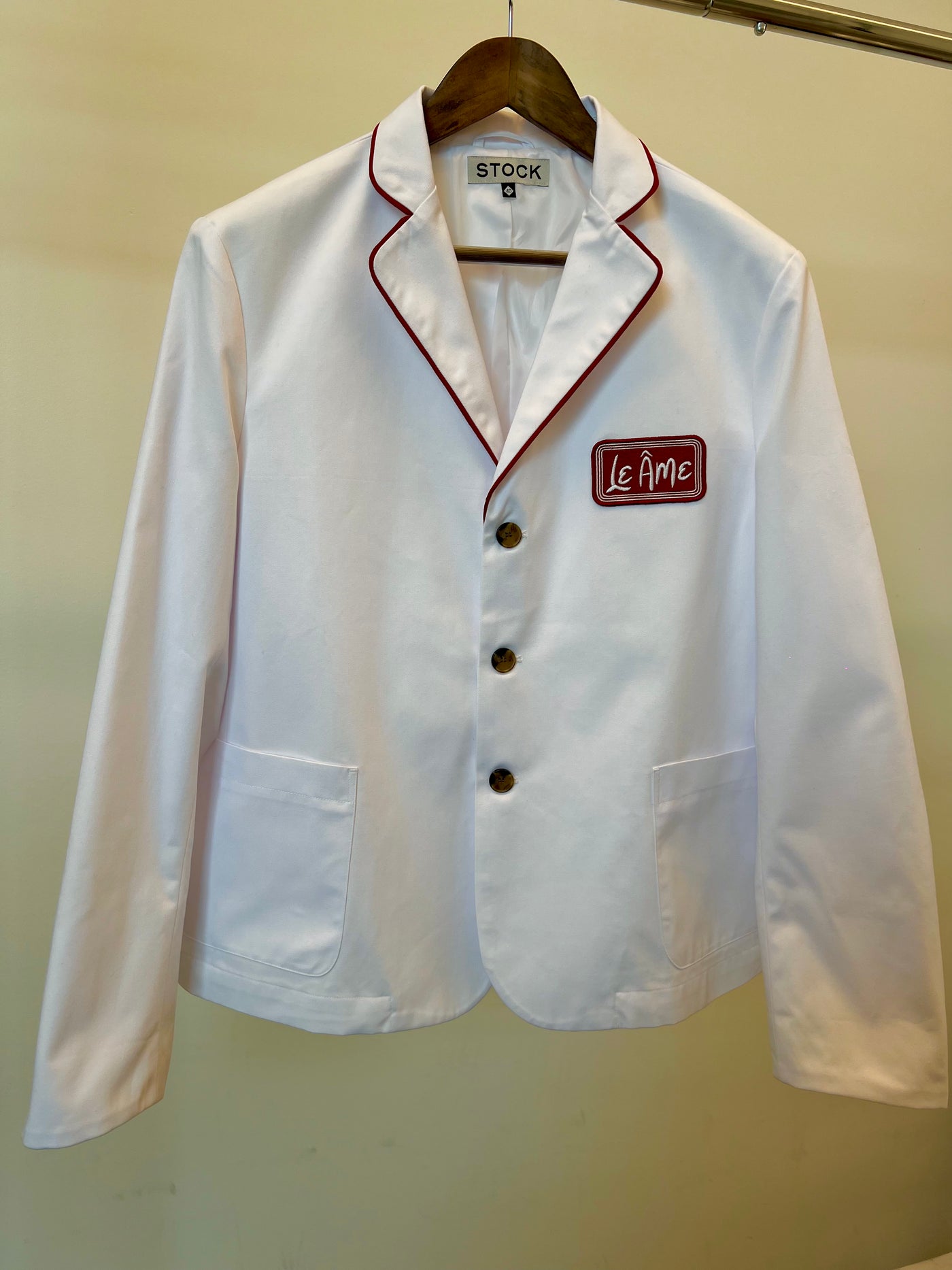 Custom Le Âme Men's White Cocktail Coat