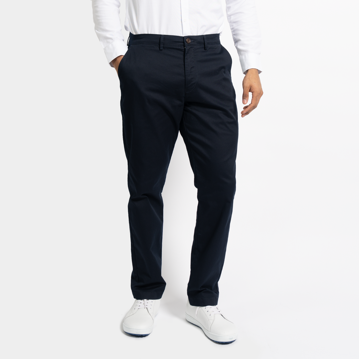 Men's StockTech Washed Twill Navy Chino