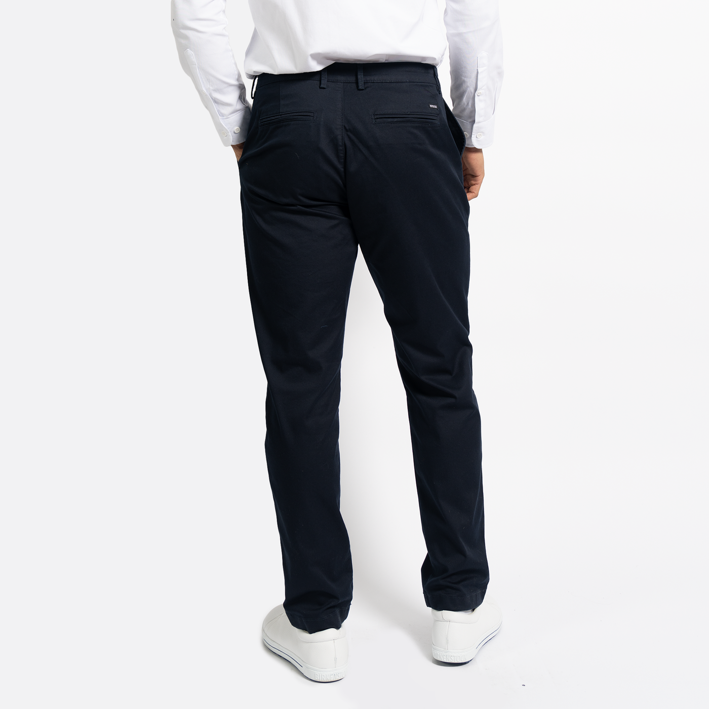 Men's StockTech Washed Twill Navy Chino