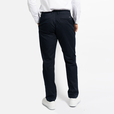 Men's StockTech Washed Twill Navy Chino