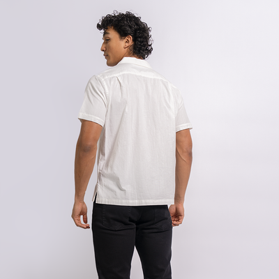 Men's Ivory Chambray Camp Shirt