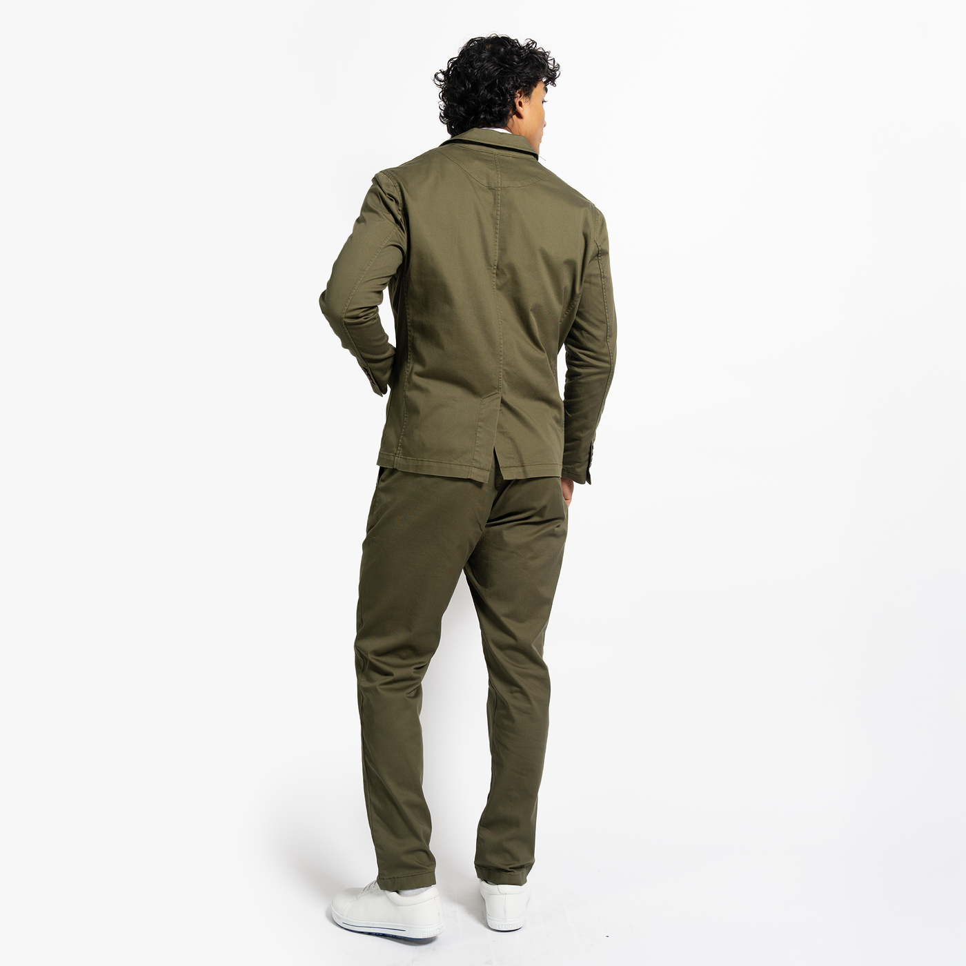 Men's StockTech Washed Twill Olive Blazer