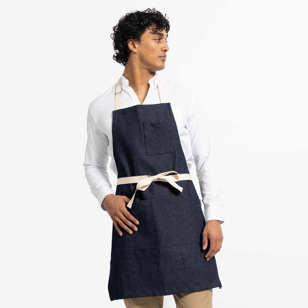 Indigo Denim Stock Apron - Made in USA – Stock Mfg.