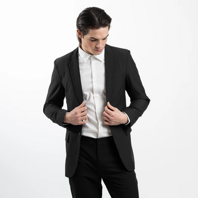 Men's Black Tech Blazer