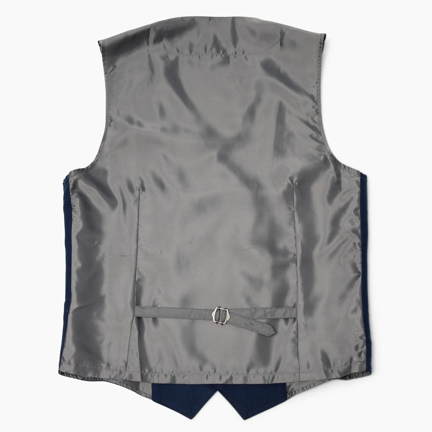 Men's Double Breasted Navy Tech Vest