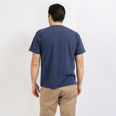 Vintage Wash Navy Tee w/ Graduate Logo