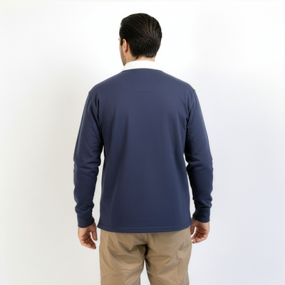 Navy Rugby L/S Shirt