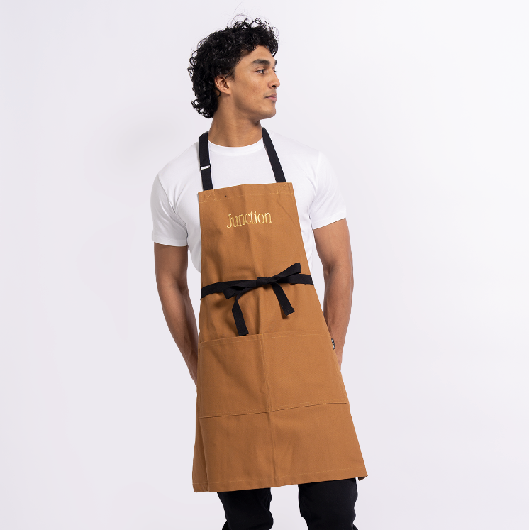 Custom Junction Bib Apron + Embroidery (Junction Logo)