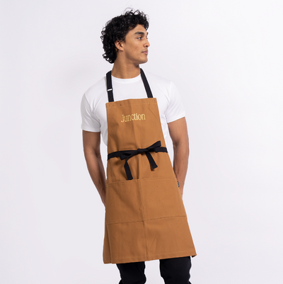 Custom Junction Bib Apron + Embroidery (Junction Logo)