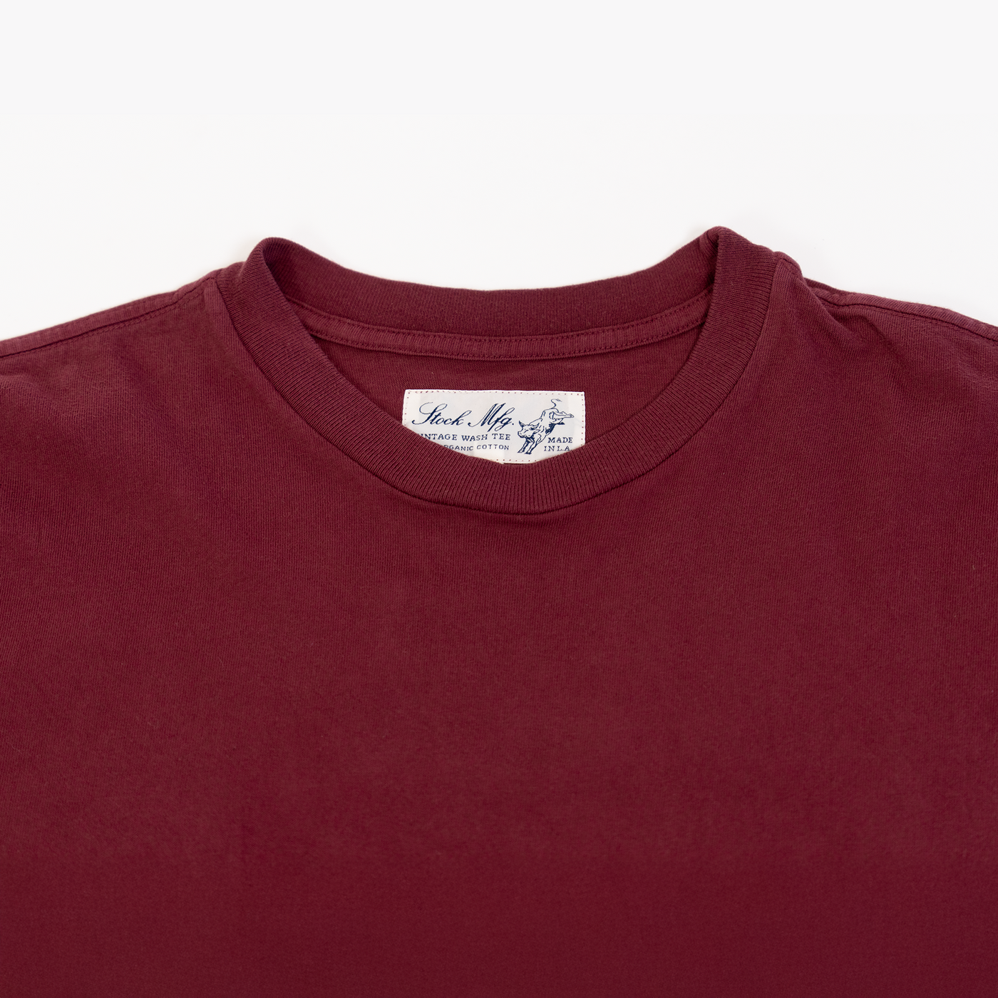 Vintage Wash Merlot Tee