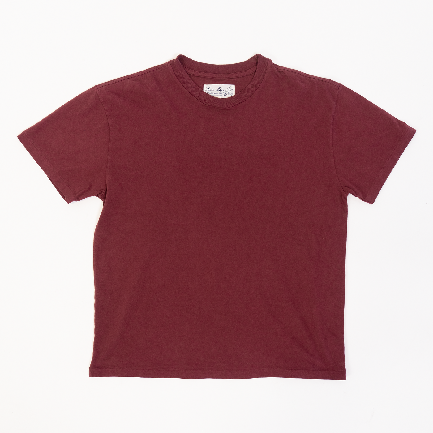 Vintage Wash Burgundy Tee