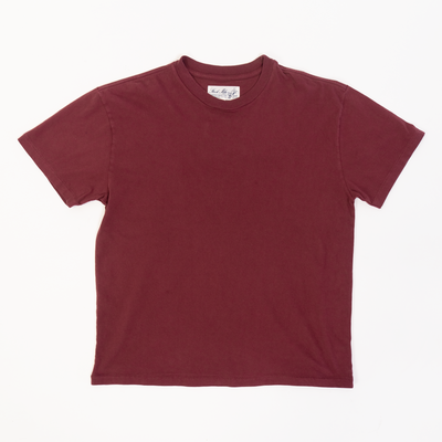 Vintage Wash Burgundy Tee