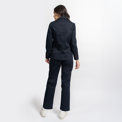 Women's StockTech Washed Twill Navy Blazer