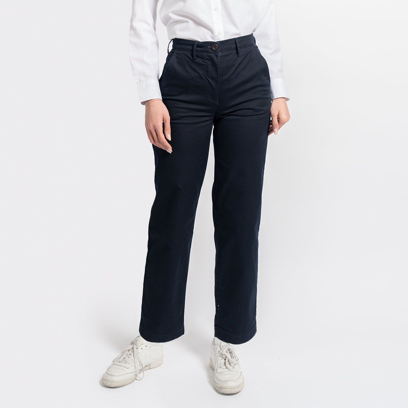 Women's StockTech Washed Twill Navy Chino