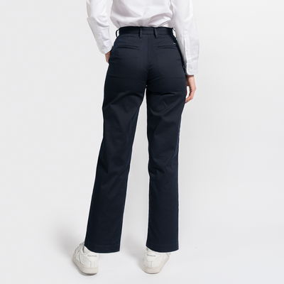 Women's StockTech Washed Twill Navy Chino