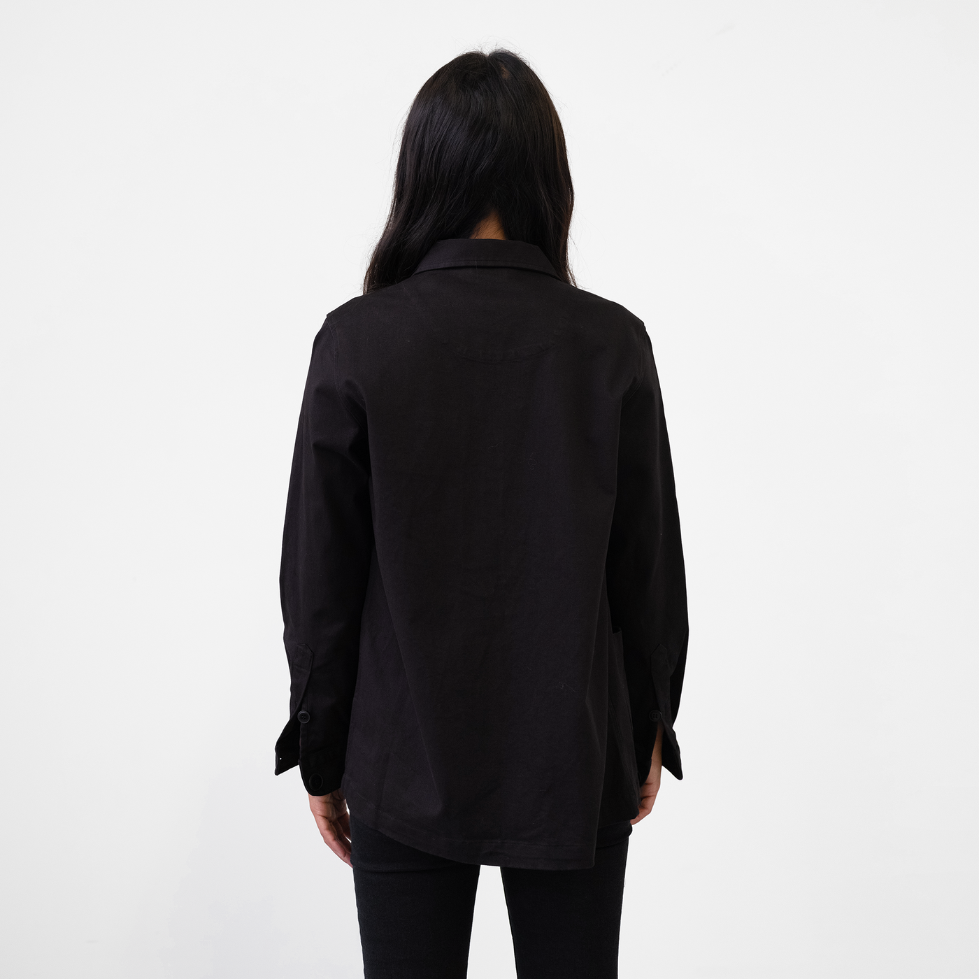 Women's Black Stretch Chore Coat