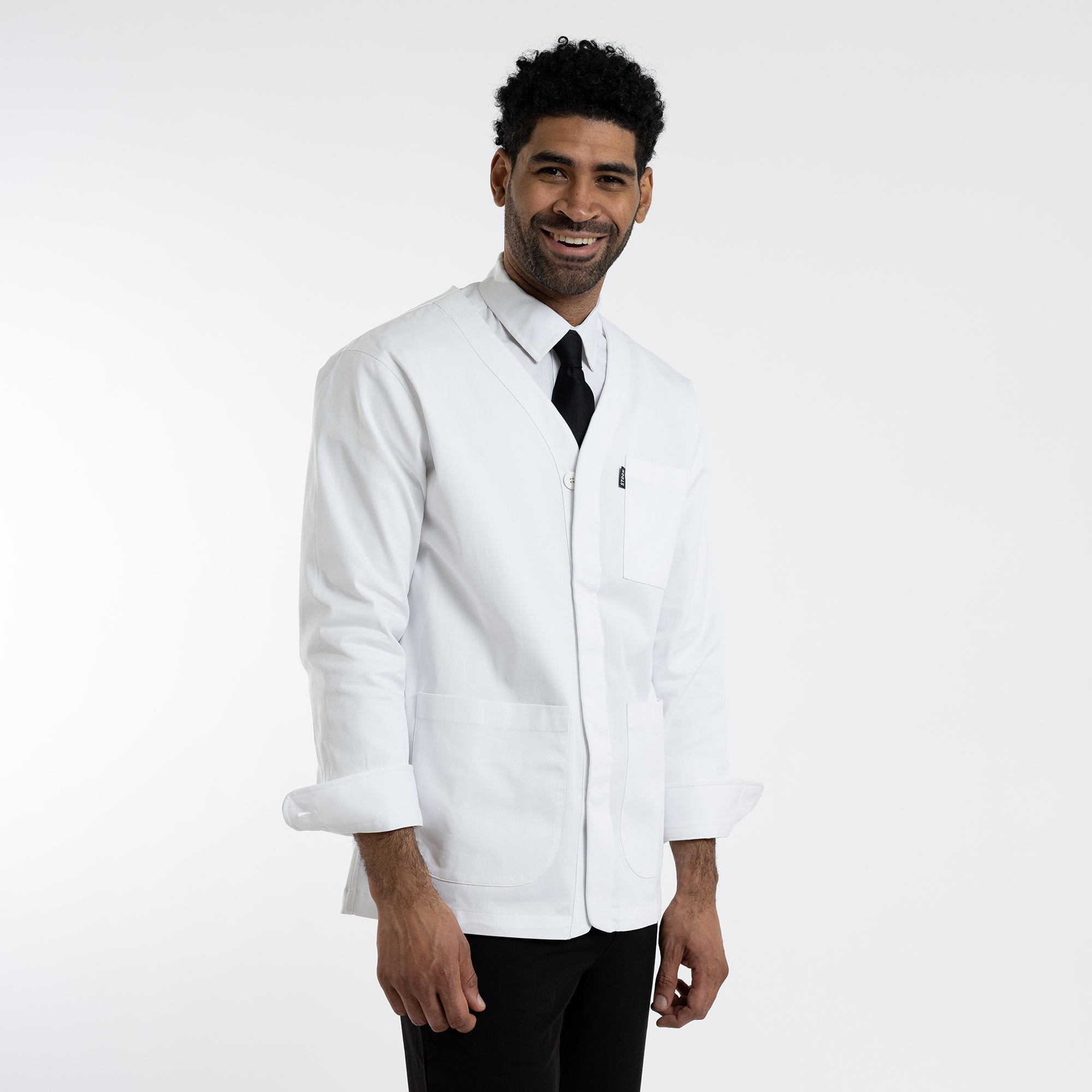 Men's White Bartender Jacket – Stock Mfg. Co.
