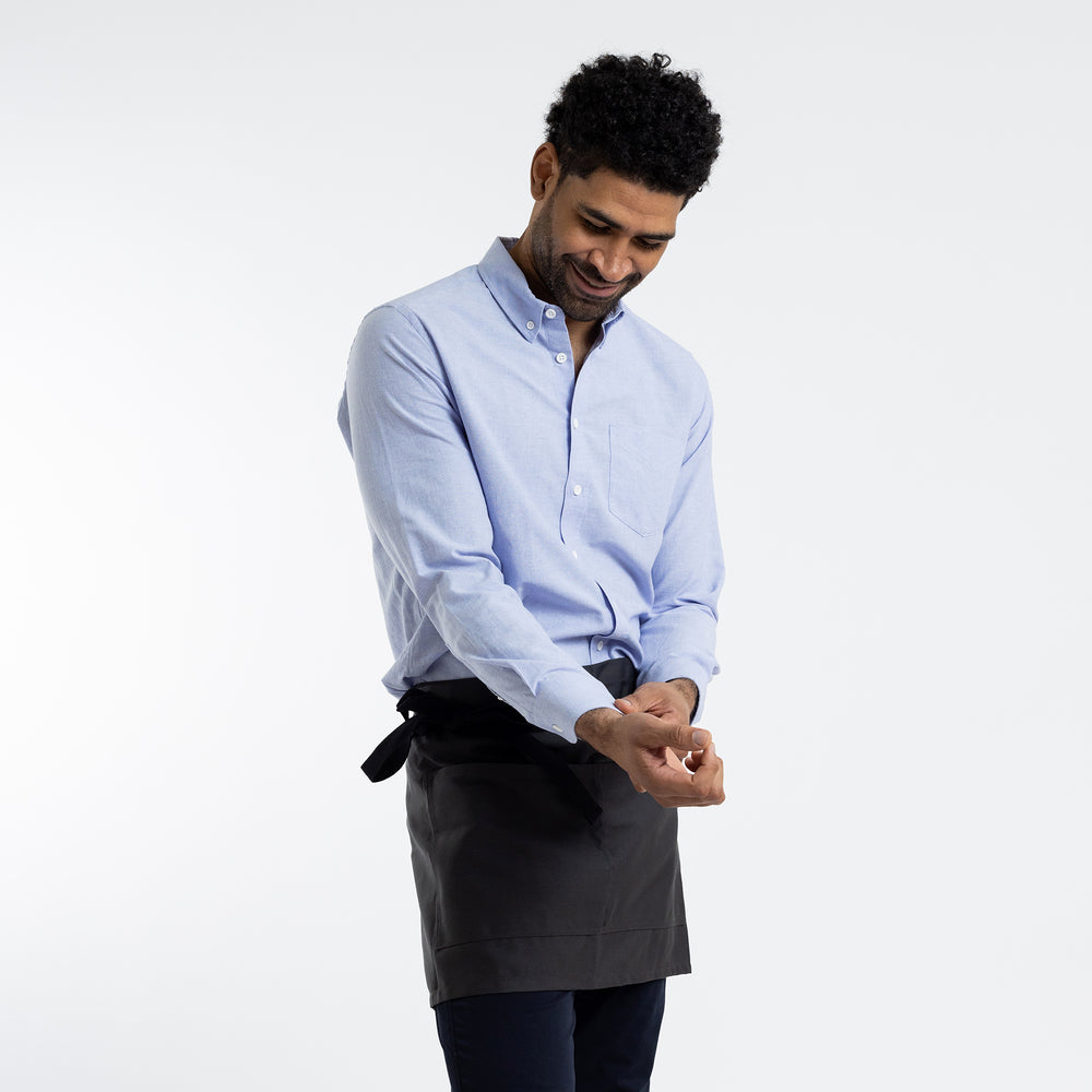 restaurant dress shirts Edwards 5296 Ladies Ultra Stretch Sustainable Blouse - Titanium