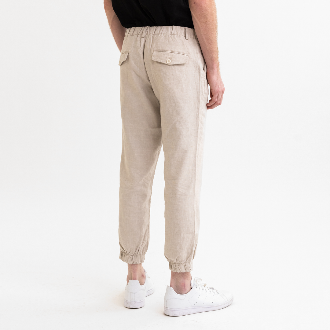 Men's Linen Blend Jogger – Stock