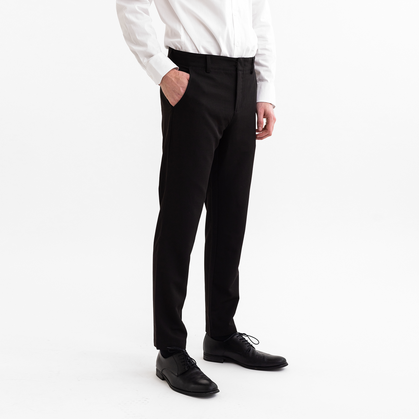 Men's Black Stretch Trouser
