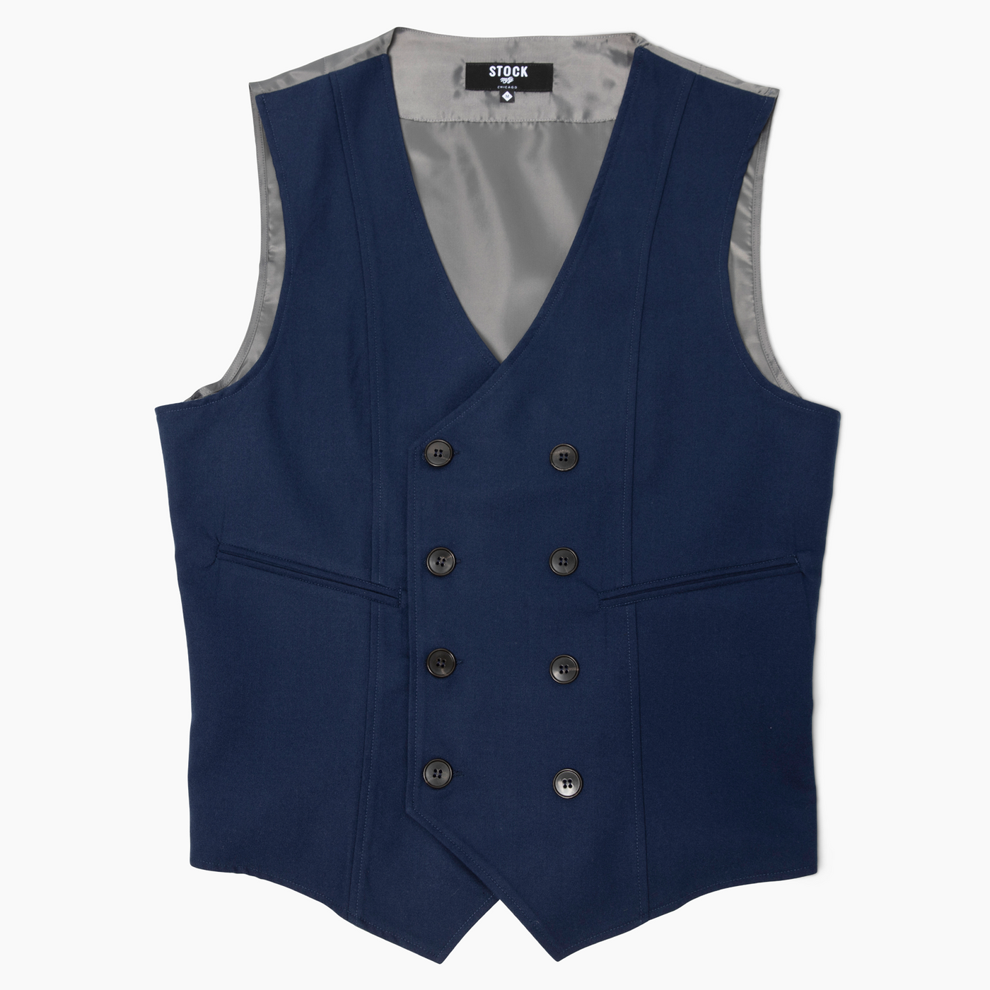 Louis Vuitton Uniformes Navy Double Breasted Vest Sleeveless