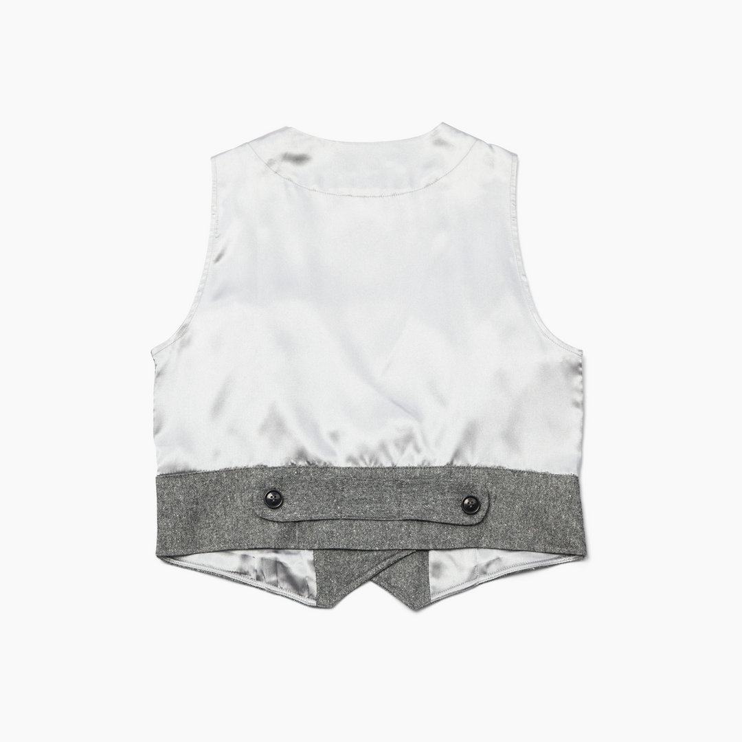 Na.e♡新品タグ付き！Standard Wool Vest(charcoal) Men's Sweater| Gayoso Charcoal Wool Vest | Haspel