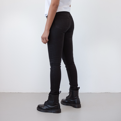 Women's Black Stretch Service Jeans