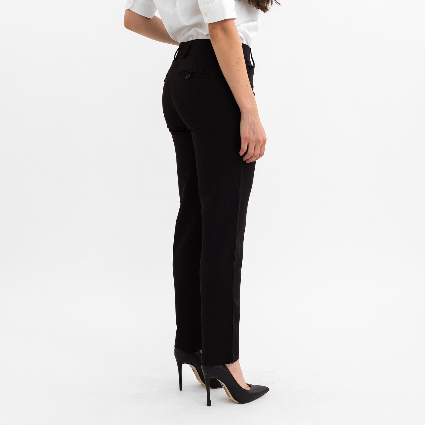 Women's Black Stretch Trouser