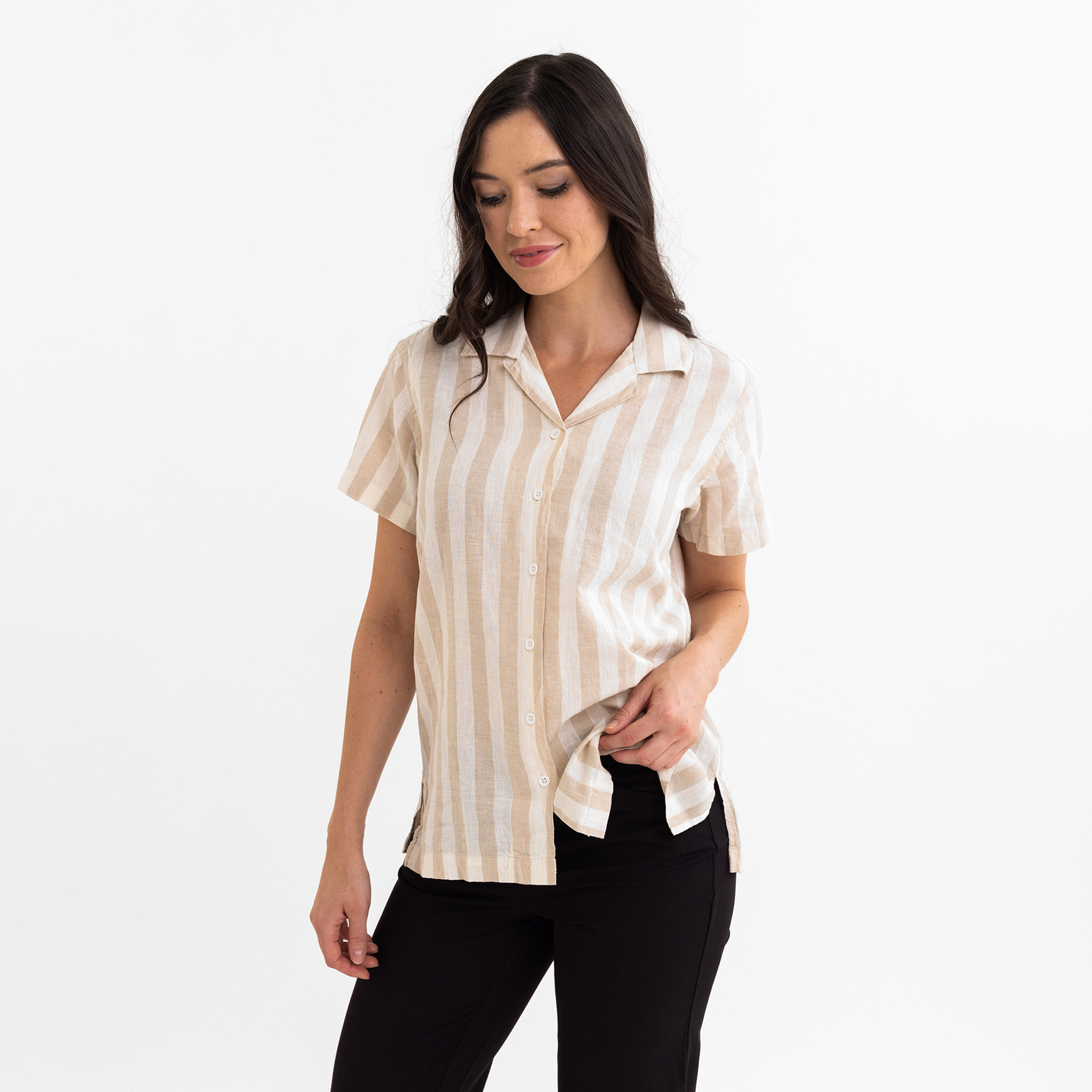 Women's Wheat Striped Cabana Shirt