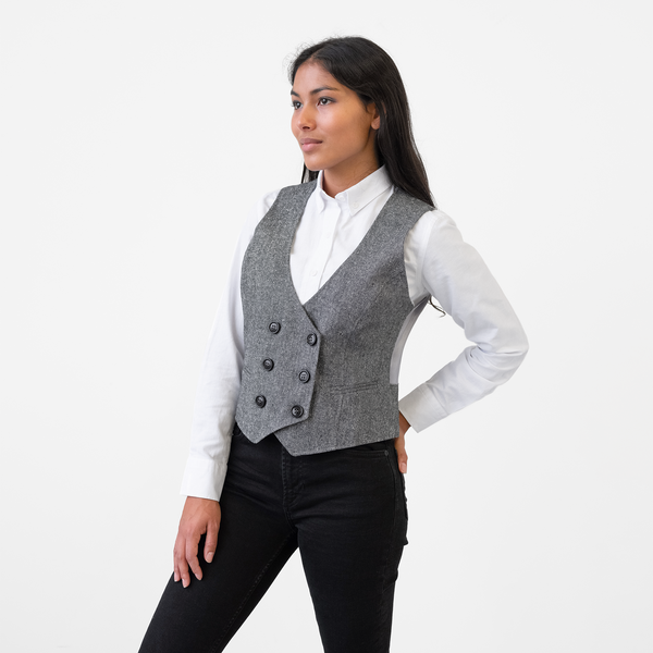 新品タグ付きJOURNAL STANDARD TWEED VEST Women's Tweed Vest Set Top | Women's Clearance | Abercrombie.com